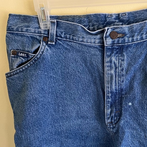 Lee Riders Relaxed Fit Straight Leg Style Jeans - Picture 6 of 8